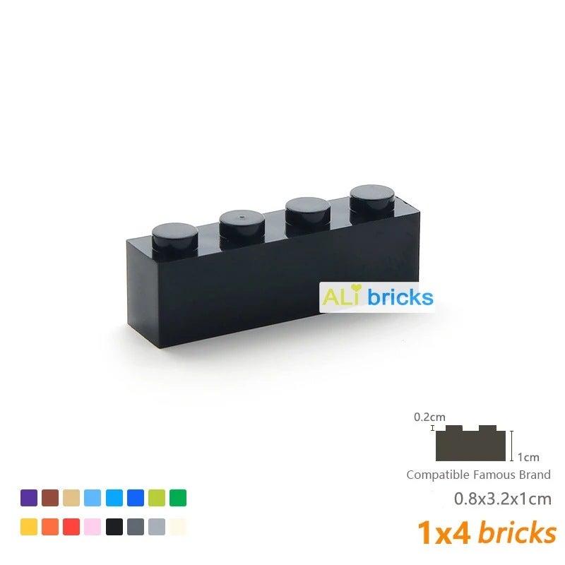[50G] 3010 Small Particle Splicing Technology Building Blocks 1X4 Basic Bricks Compatible With Lego Moc Spare Parts - Image 5